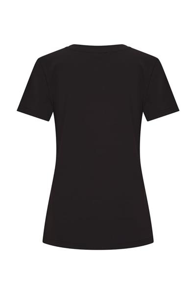 Grote foto travel t shirt uni black 2080 kleding dames t shirts