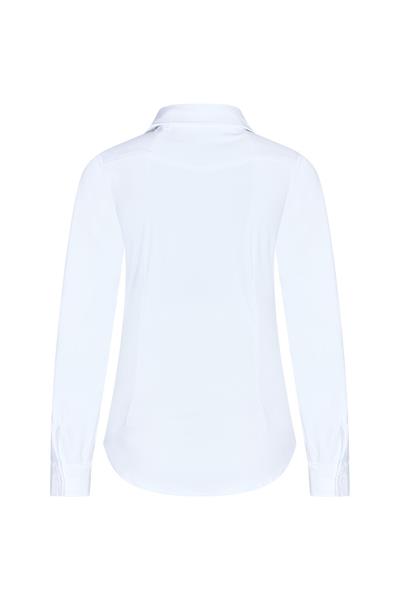 Grote foto travel blouse uni 60840 white kleding dames blouses