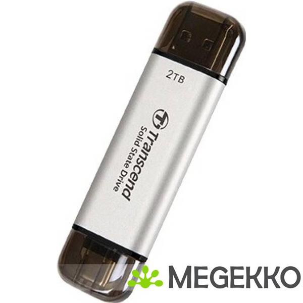 Grote foto transcend ts2tesd310c 2tb usb c usb a computers en software overige computers en software