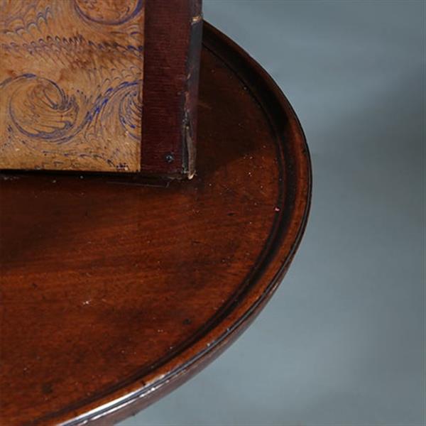 Grote foto stommeknecht of beter nog stommeboekenknecht georgian ca 1800 draaibaar no.222110 antiek en kunst stoelen en banken
