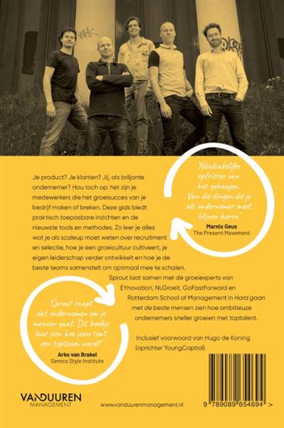 Grote foto hard gaan met de beste mensen sprout groeigids voor startups en scaleups boeken overige boeken