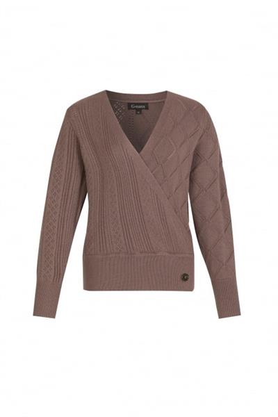 Grote foto nerea trui 24vlg01 klei kleding dames truien en vesten