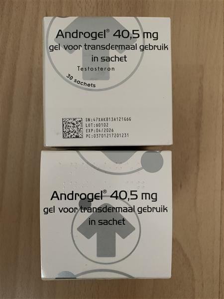Grote foto androgel testosteron sport en fitness overige sport en fitness