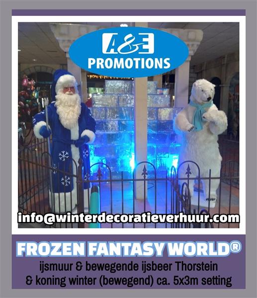 Grote foto verhuur ijs en ijsbeer xl gent genk frozen props hobby en vrije tijd feestartikelen