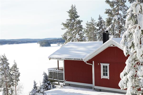 Grote foto vakantiehuis in zweden bij een meer vakantie zweden