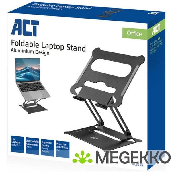 Grote foto act laptopstandaard. aluminium. inklapbaar. traploos in hoogte verstelbaar computers en software overige computers en software