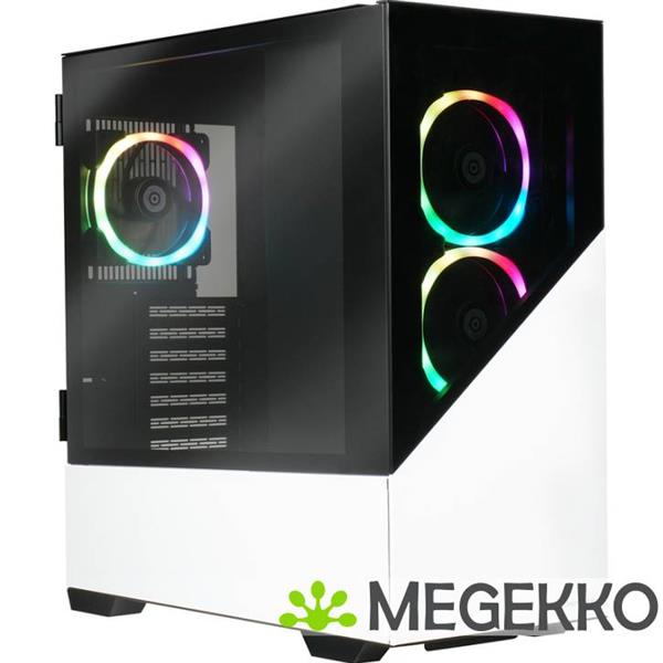 Grote foto enermax k8 midi tower wit computers en software behuizingen en kasten