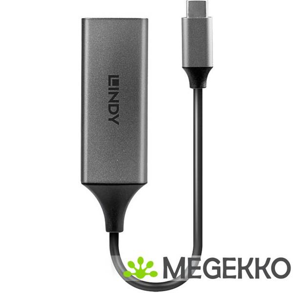 Grote foto lindy 43299 kabeladapter verloopstukje usb c rj 45 zilver computers en software netwerkkaarten routers en switches