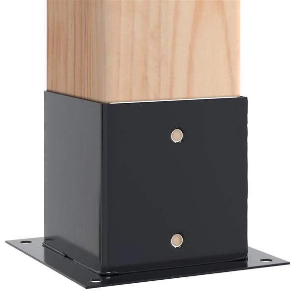 Grote foto vidaxl paonderstellen vierkant 12 st 141x141 mm gepoedercoat staal tuin en terras overige tuin en terras