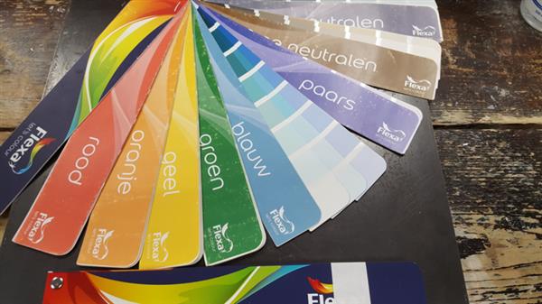 Grote foto flexa let colour kleurenwaaier doe het zelf en verbouw materialen en producten
