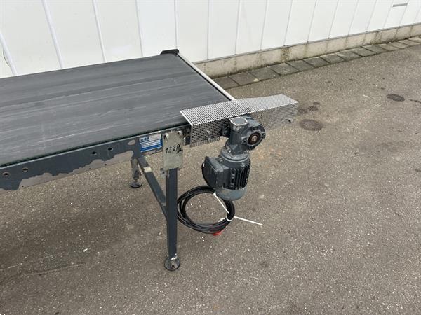 Grote foto zti mechatronics transportband roestvrij staal 515 x 70 cm agrarisch transportbanden