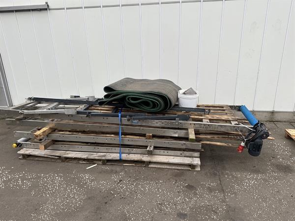 Grote foto zti mechatronics transportband roestvrij staal 1130 x 70 cm agrarisch transportbanden