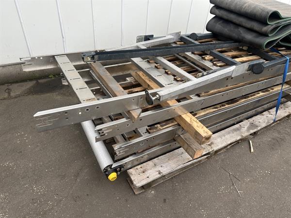 Grote foto zti mechatronics transportband roestvrij staal 1130 x 70 cm agrarisch transportbanden