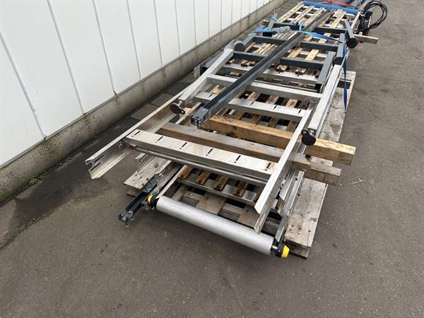 Grote foto zti mechatronics transportband roestvrij staal 1130 x 70 cm agrarisch transportbanden