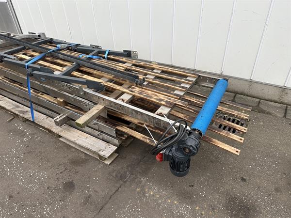 Grote foto zti mechatronics transportband roestvrij staal 1130 x 70 cm agrarisch transportbanden