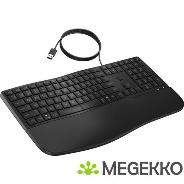 Grote foto hp 485 comfort wired keyboard computers en software toetsenborden