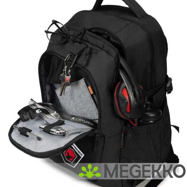 Grote foto caturix forza notebooktas 43 9 cm 17.3 rugzak zwart computers en software overige computers en software