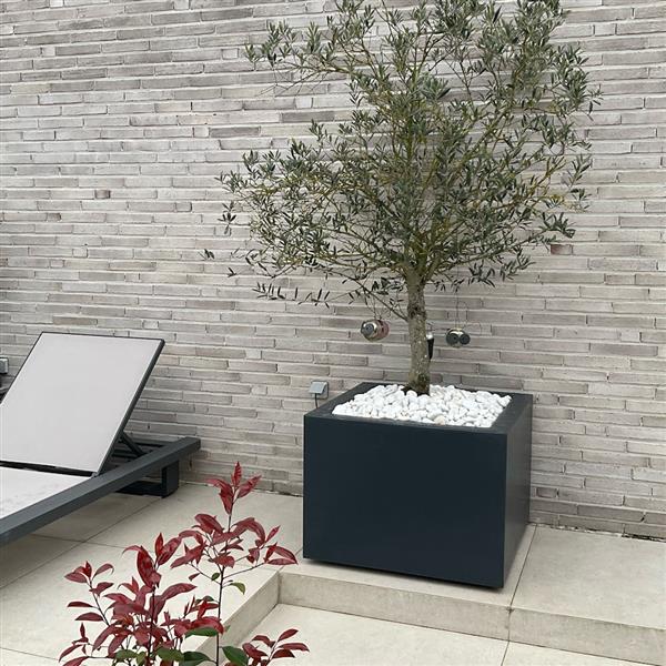 Grote foto plantenbak met wielen tuin en terras bloembakken