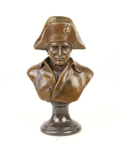 Grote foto een bronzen sculptuur van napoleon buste tuin en terras tuindecoratie