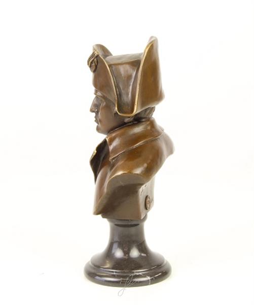 Grote foto een bronzen sculptuur van napoleon buste tuin en terras tuindecoratie