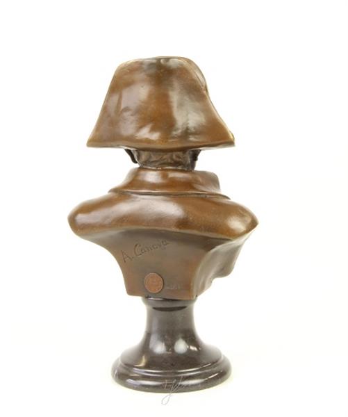 Grote foto een bronzen sculptuur van napoleon buste tuin en terras tuindecoratie