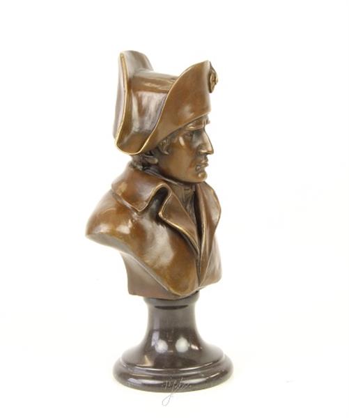 Grote foto een bronzen sculptuur van napoleon buste tuin en terras tuindecoratie