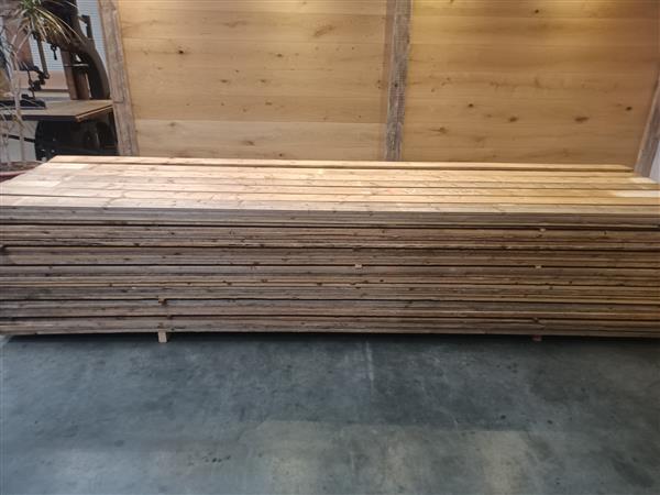 Grote foto 18x140mm vuren gebruikt 400cm doe het zelf en verbouw hout en planken