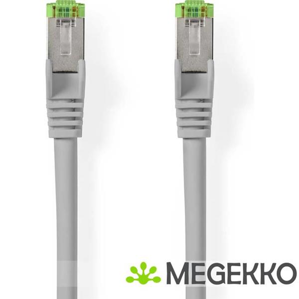 Grote foto cat 8.1 netwerkkabel s ftp rj45 male rj45 male 20.0 m rond lszh grijs label computers en software netwerkkaarten routers en switches