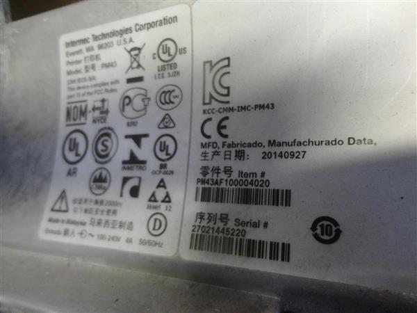 Grote foto intermec easycoder pm43 printer 200dpi thermal transfer computers en software printers