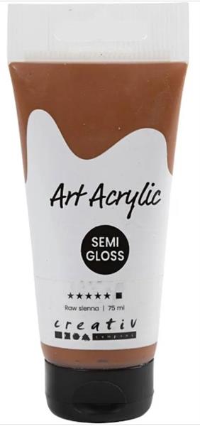 Grote foto allesverf acryl 75 ml semi glanzend dekkend raw sienna acrylverf verzamelen overige verzamelingen