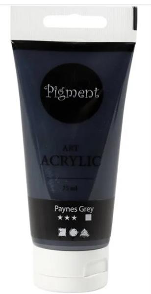 Grote foto allesverf acryl 75 ml semi glanzend paynes grey transparant acrylverf verzamelen overige verzamelingen