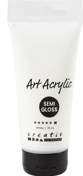 Grote foto allesverf acryl 75 ml semi glanzend dekkend wit acrylverf verzamelen overige verzamelingen