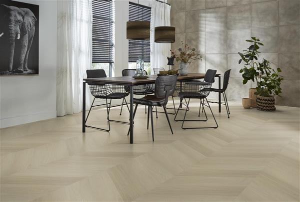 Grote foto yup fulham chevron dryback smoky doe het zelf en verbouw tegels