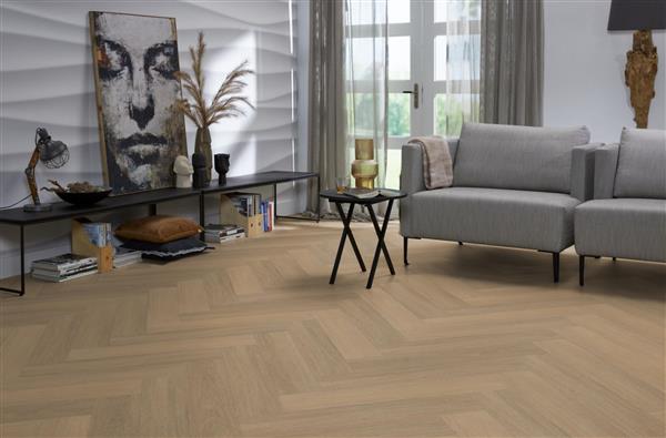 Grote foto yup sutton herringbone dryback warm natural doe het zelf en verbouw tegels