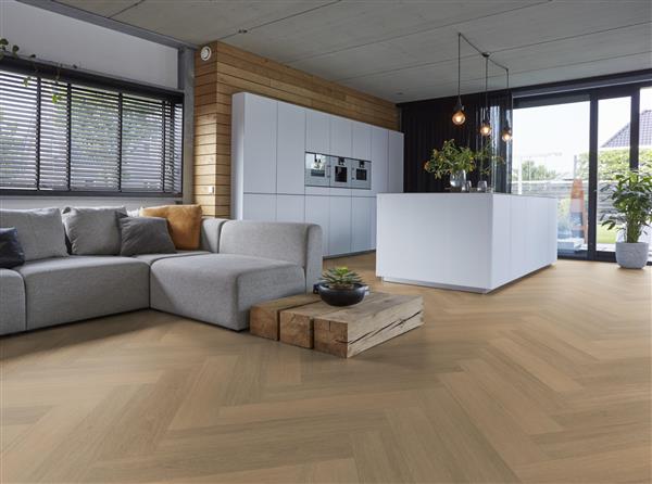 Grote foto yup sutton herringbone dryback warm natural doe het zelf en verbouw tegels