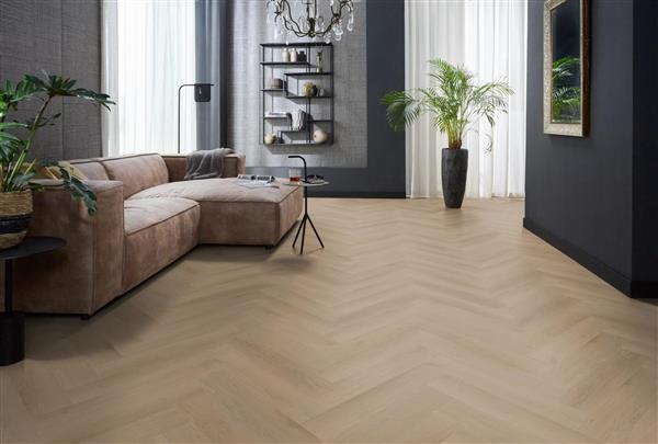 Grote foto yup merton herringbone dryback natural oak doe het zelf en verbouw tegels