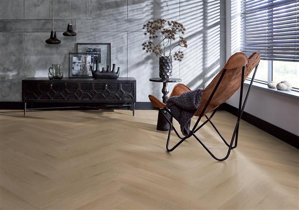 Grote foto yup merton herringbone dryback natural oak doe het zelf en verbouw tegels