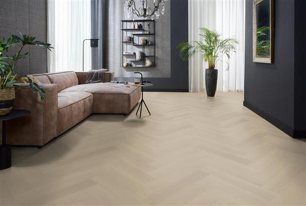 Grote foto yup fulham herringbone dryback beige doe het zelf en verbouw tegels