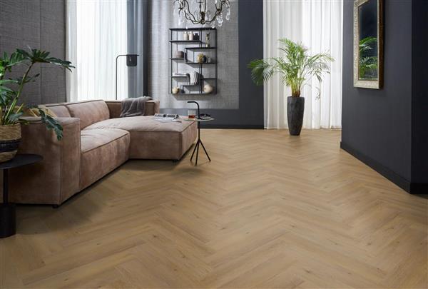Grote foto yup leyton herringbone dryback dark oak doe het zelf en verbouw tegels