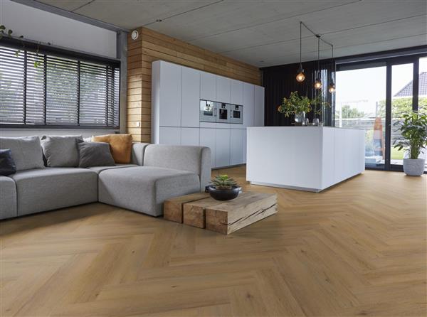 Grote foto yup leyton herringbone dryback dark oak doe het zelf en verbouw tegels
