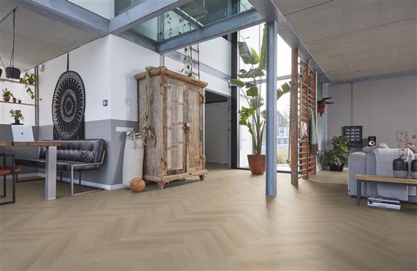 Grote foto yup merton herringbone dryback beige doe het zelf en verbouw tegels