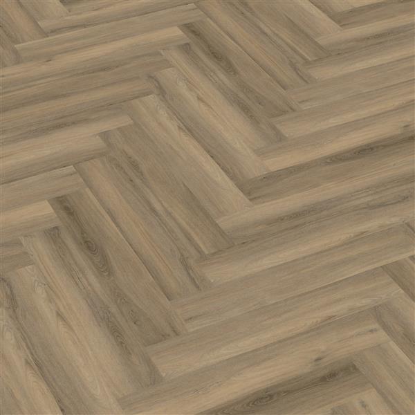 Grote foto yup herringbone dryback light brown doe het zelf en verbouw tegels