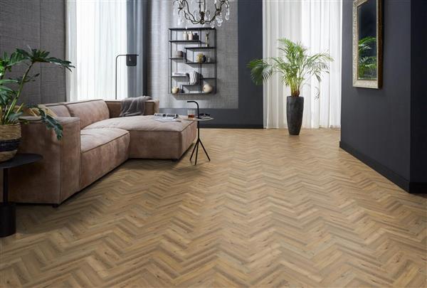 Grote foto yup herringbone dryback dark oak doe het zelf en verbouw tegels