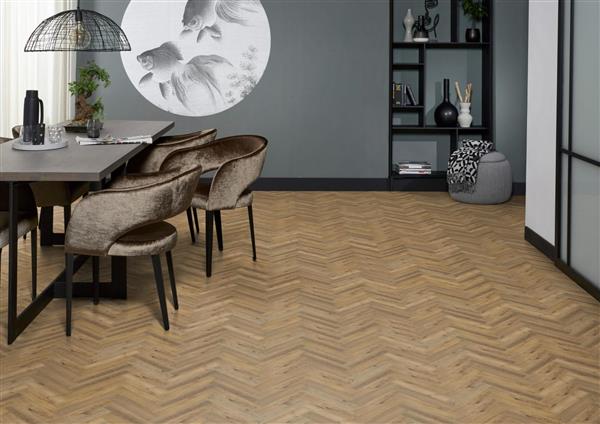 Grote foto yup herringbone dryback dark oak doe het zelf en verbouw tegels
