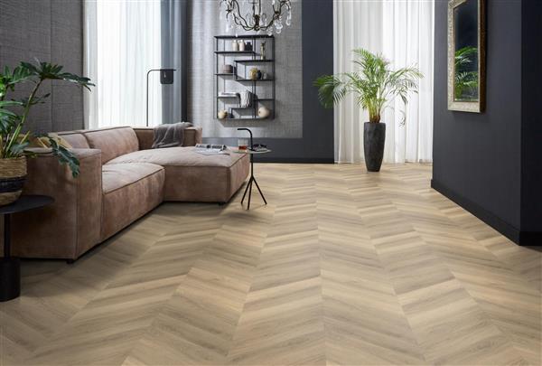 Grote foto yup chevron dryback beige doe het zelf en verbouw tegels