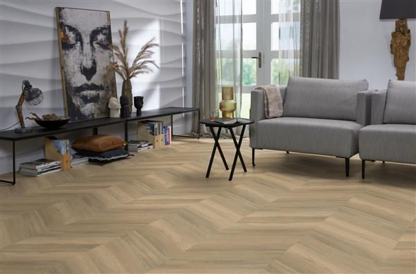Grote foto yup chevron dryback natural doe het zelf en verbouw tegels
