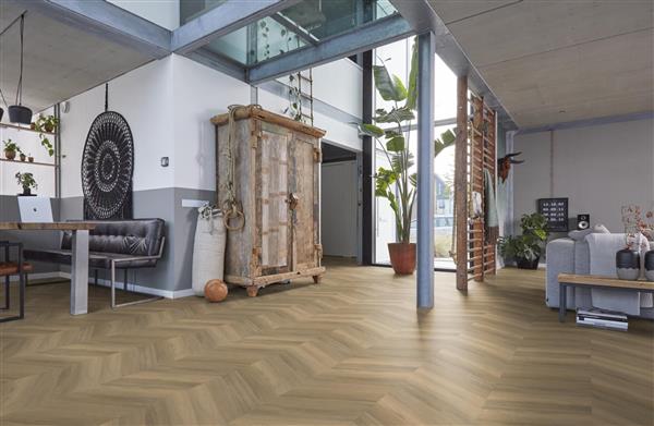 Grote foto yup chevron dryback natural doe het zelf en verbouw tegels