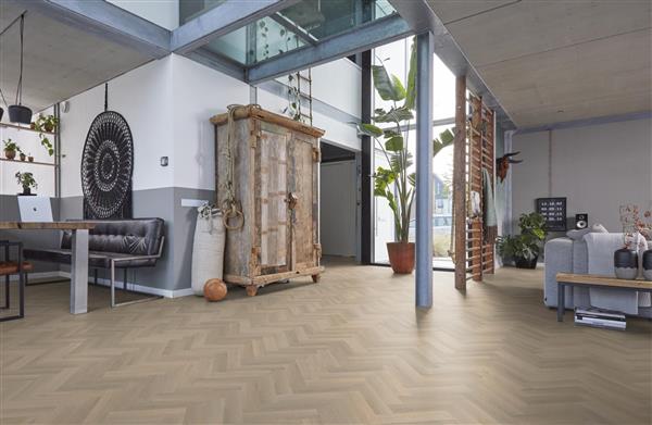 Grote foto yup herringbone dryback small beige doe het zelf en verbouw tegels