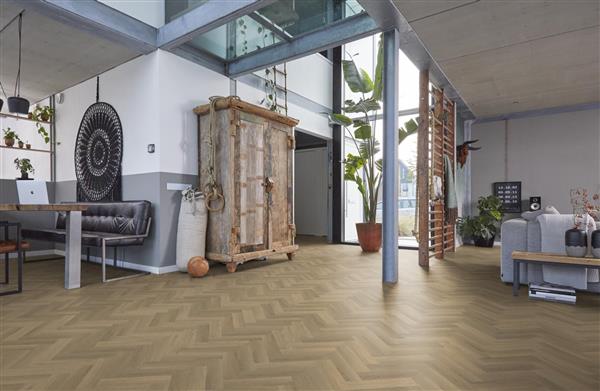 Grote foto yup herringbone dryback small natural doe het zelf en verbouw tegels