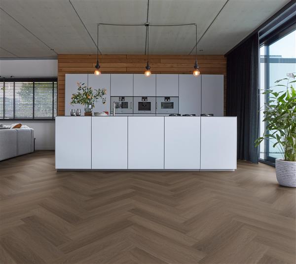 Grote foto yup fulham herringbone click src brown doe het zelf en verbouw tegels